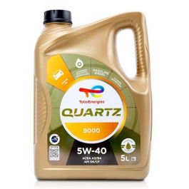 Total Quartz 9000 ACTO95W405L Aceite Motor Sintético 5W-40 5L Gasolina y Diésel, Tecnología AGE-RESISTANCE ACEA A3/B4 API SN/CF Total Quartz 9000 ACTO95W405L Aceite Motor Sintético 5W-40 5L Gasolina y Diésel, Tecnología AGE-RESISTANCE ACEA A3/B4 API SN/CF