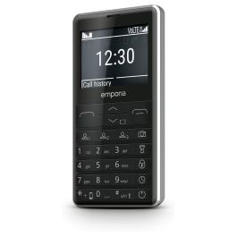 Emporia PRIME M76 LTE Teléfono Senior 4G con Teclado, Pantalla 2.31", Cámara 2 MP, 64 MB RAM, 128 MB ROM, 1400 mAh, Color Negro