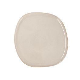 Bidasoa Plato Llano Cerámica Ikonic Blanco 26.5x25.7x1.5 cm (4 Unidades)