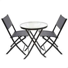 Conjunto de mesa de terraza plegable (60x71 cm) + 2 sillas de textileno (46x82 cm) aktive Precio: 119.96424. SKU: B1A6Q9T38H