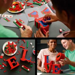 LEGO 31214 Art LOVE Set de Construcción para Adultos - Decoración y Regalo para Parejas