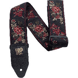 Correa Guit/ Bajo Jacquard Polypro - "Red Rose" Precio: 28.78999948. SKU: B1EYN92QNP