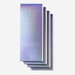 Cricut 2010044 Vinilo de Transferencia Térmica Liso Plata 140x330 mm 4 Hojas