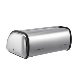 Quttin Panera de Metal con Tapa - 43.5 x 27.5 x 18 cm - Ideal para Almacenamiento de Pan en Cocina (4 Unidades)