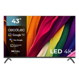 Cecotec ALU40043 Smart TV 43" 4K Ultra HD Android TV 11 con Dolby Vision, Dolby Audio, HDMI 2.1 y Google Assistant Negro Cecotec ALU40043 Smart TV 43" 4K Ultra HD Android TV 11 con Dolby Vision, Dolby Audio, HDMI 2.1 y Google Assistant Negro