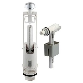 Edouard Rousseau Kit de mecanismo de lavado con válvula de flotador de bolsa y botón pulsador Precio: 32.49999984. SKU: B14CXEZ4HZ