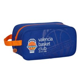 Zapatillero de Viaje Valencia Basket Azul Naranja (29 x 15 x 14 cm)