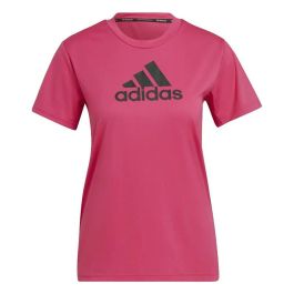 Camiseta de Manga Corta Mujer Adidas HN3888 Rosa (XS)