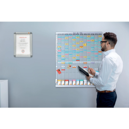 Nobo T-Card Ficha para Plannings de Cartulina 170 gr Color Verde Pack 100 Unidades