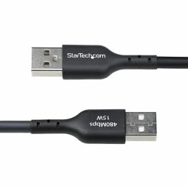 Cable USB A a USB-C Startech USB2AC4MBKE Negro