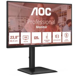 AOC Monitor 24E4CV 23.8" Full HD IPS 4ms HDMI DP USB-C 90W Negro