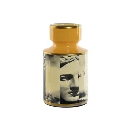 Jarrón Home ESPRIT Amarillo Negro Dorado Porcelana 14 x 14 x 24,5 cm Precio: 21.6900002. SKU: B18M58FD39