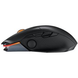 ASUS ROG Chakram X Origin Ratón Gaming Opto-mecánica Inalámbrico Bluetooth USB, 36000 DPI, 11 Botones Programables, Negro/Plata
