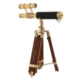 Telescopio Vintage DKD Home Decor Dorado Marron 17 x 34 x 24 cm Precio: 63.50000019. SKU: S3039294