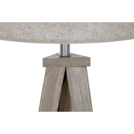 DKD Home Decor Lámpara Pie Sixties 40 x 154 x 40 cm Beige Crema (2 Unidades)