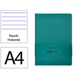 Cuaderno Con Gomilla Antartik Notes Tapa Dura A4 Hojas Rayas Verde Aguamarina 100 Hojas 80 gr Fsc Precio: 10.89. SKU: B1HLKVXLXW