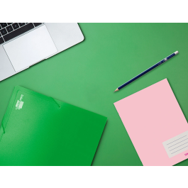 Liderpapel Portadocumentos 36903 Polipropileno Dina4 Verde Lomo 50 mm