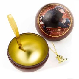 THE CARAT SHOP Colgante Niffler y Bola de Navidad Animales Fantásticos - Adorno Metálico Decoración Árbol