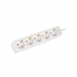 Regleta Enchufes 5 Tomas Schuko Lanberg 1,5 m Blanco