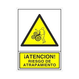DUVER 399 Señal de Seguridad Plástica de Atención: Riesgo de Atrapamiento - Medidas 295x210 mm Precio: 6.50000021. SKU: B1C3H7VB8L