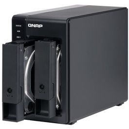 QNAP TR-002 Almacenamiento DAS USB-C de 2 Bahías para HDD/SSD 2.5/3.5" con RAID por Hardware, 6 Gbit/s Hot-swap
