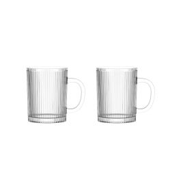 La Mediterranea Set 2 Mugs "Tera" 250 ml – Juego de 2 tazas de café (24 Cajas)