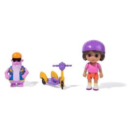 Spin Master 6073671 Pack Figuras Dora la Exploradora y Tico con Patinete Articuladas, +3 años