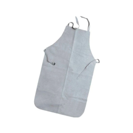 Faru Mandil para Soldador de Cuero al Cromo con Tiras de Serraje y Anillas 600x900 mm