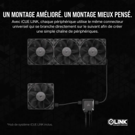 Corsair CO-9051012-WW Kit de Inicio Refrigeración PC con Ventilador PWM iCUE LINK RX140 de 140 mm