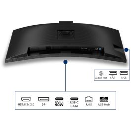 Philips 34B2U3600CH Monitor 34" Wide Quad HD 120Hz VA Curvo 1500R Negro con USB-C 90W y KVM