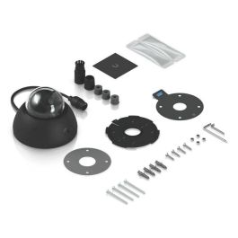 Ubiquiti UVC-AI-Dome-B Cámara Domo 4K PoE para Exteriores, Resistente a la Intemperie y Vandalismo, Visión Nocturna IR, Reconocimiento IA