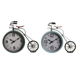 Reloj Sobremesa Vintage DKD Home Decor Azul Verde 8 x 21 x 24 cm (2 Unidades) Reloj Sobremesa Vintage DKD Home Decor Azul Verde 8 x 21 x 24 cm (2 Unidades)