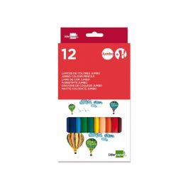 Lapices De Colores Liderpapel Jumbo Con Sacapuntas Caja De 12 Unidades Colores Surtidos