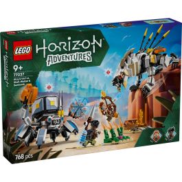 LEGO 77037 Horizon Adventures Aloy y Varl contra Testudien y Sawtooth - Juego de 9 años