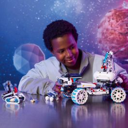 Lego 42211 Vehículo Espacial Lunar Outpost: Róver Lunar Technic, juguete de construcción espacial para niños +10 años