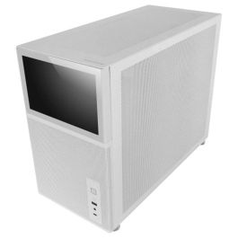 Mars Gaming MCLCD Caja PC Gaming Mini Torre MATX con Pantalla LCD IPS 8" USB-C Refrigeración Líquida hasta 360mm Negro/Blanco