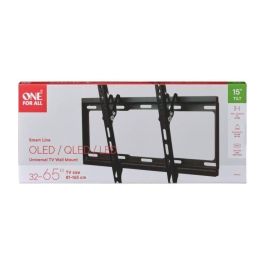 One For All WM2421 Soporte de pared universal para TV 32-55" (81-140cm) con ajuste de inclinación 15° y peso máximo 80kg - Negro