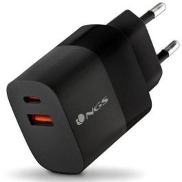 Cargador de Pared GaN NGS Bud 45W/ 1xUSB Tipo-C/ 1xUSB/ 45W