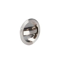 Jandel Kit Cierre Puerta Corredera Ø56mm, Níquel Satinado - Medidas: Ø56mm Exterior y D48mm Interior