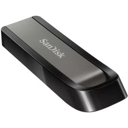 SanDisk Extreme Go USB 3.2 Gen 1 (3.1 Gen 1) Pendrive 64GB, Lectura 395 MB/s, Negro Gris Acero inoxidable