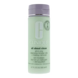 Clinique Leche Micelar de Doble Uso All About Clean para Piel Seca, Limpia y Retira Maquillaje, 200 mL Precio: 26.94999967. SKU: SLC-78425