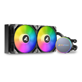 Sharkoon S70 RGB Refrigeración Líquida Todo en Uno para PC 12 cm Negro Precio: 94.50000054. SKU: S5621803