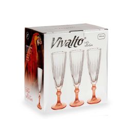 Copa Cava Color Salmón 170 ml Vivalto - Cristal, 20 cm alto (48 Unidades) Copa Cava Color Salmón 170 ml Vivalto - Cristal, 20 cm alto (48 Unidades)