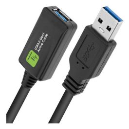 Techly Cable Extensor Activo USB 3.2 SuperSpeed+ con Repetidor de Señal 5m hasta 5 Gbps Negro Plug & Play para PC/Mac, encadenable hasta 15m Precio: 19.49999942. SKU: B12KC5EE3T
