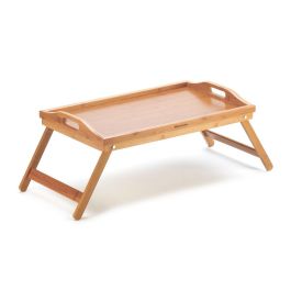 Quttin Mesa Plegable de Bambú 50 x 30 cm (4 Unidades)
