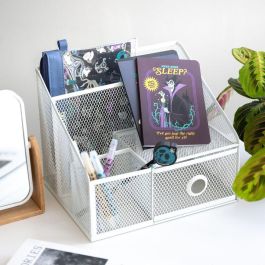 ERIK Set Papelería Disney Villanas: Bolígrafo, Lápiz, 3 Cuadernos A6, 4 Subrayadores, Pegatinas, Notas y Portatodo