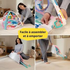 Baby Einstein BAB0074451174139 Tapete de Juego 4 en 1 Niña con Piano, Melodías Patadas, Juguetes Sensoriales Arch, Multilingüe