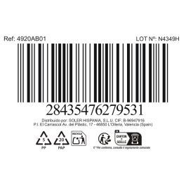 La Mediterranea Plato Hondo Macarella Blue Colección 870, Ø21x4 cm (18 Unidades)