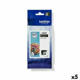 Cartucho de Tinta Original Brother LC424 Negro (5 Unidades) Cartucho de Tinta Original Brother LC424 Negro (5 Unidades)