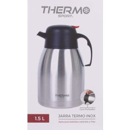 Jarra Termo Inox 1.5 Litros con Pulsador Thermosport (6 Unidades) Jarra Termo Inox 1.5 Litros con Pulsador Thermosport (6 Unidades)